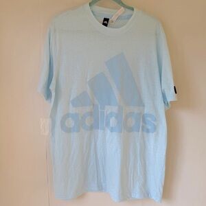 NWOT Adidas light blue short sleeve tshirt XL